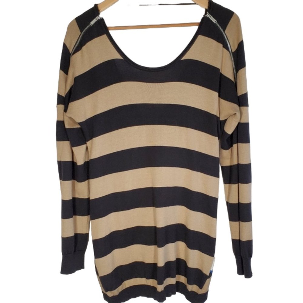 Adidas Knit Shirt Originals Sample Striped Light Sweater Comfy Comfortable M